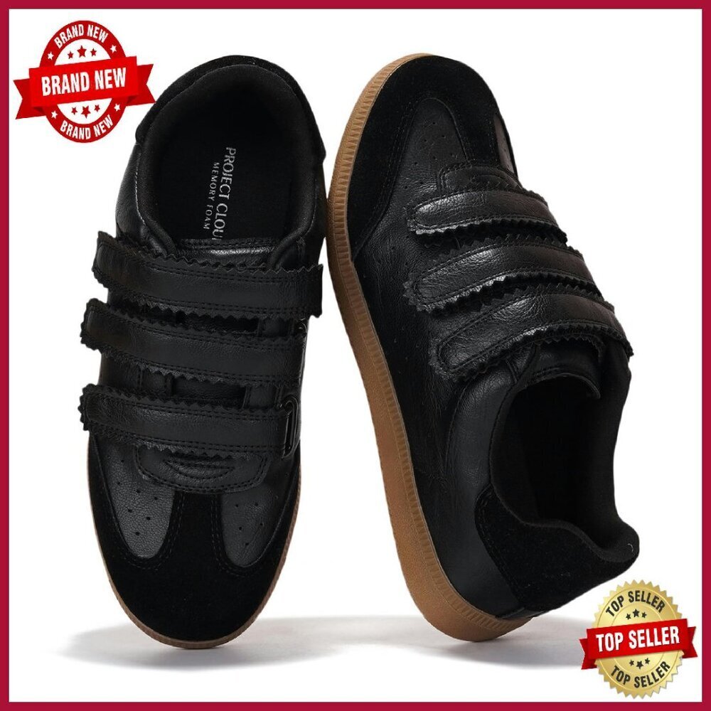 Women's Memory Foam Sneakers Lightweight Non-Slip Comfort Walking Shoes